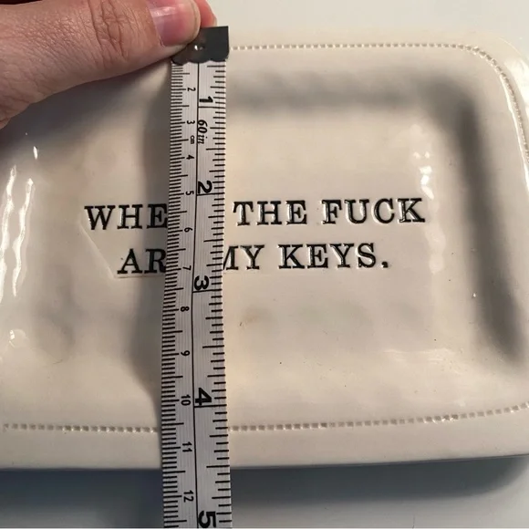 Sassy curse word key tray dish NEW - Picture 3 of 4